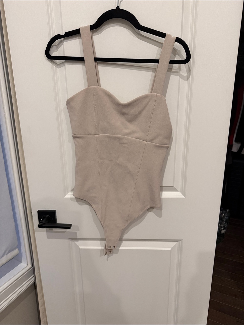Abercrombie & Fitch Beige Structured Bodysuit